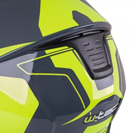 W-TEC Casca Moto Flip-Up FS-907 gri-galben