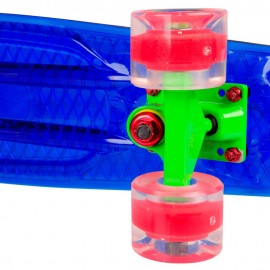 Worker Penny board Transpy 400 22'' cu roti iluminate