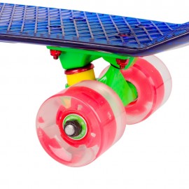 Worker Penny board Transpy 400 22'' cu roti iluminate