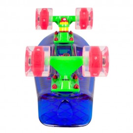 Worker Penny board Transpy 400 22'' cu roti iluminate