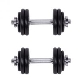 inSPORTline Set Gantere si Haltere cu Valiza inSPORTline 50 kg