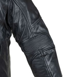 W-tec geaca moto barbati piele black hart wing - negru