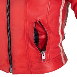 W-tec geaca moto piele pentru femei umana