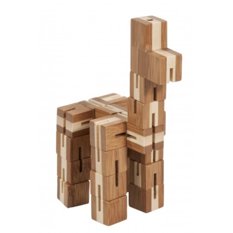 Fridolin Joc logic puzzle 3D din bambus Flexi-cub 2