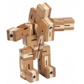 Fridolin Joc logic puzzle 3D din bambus Flexi-cub 2