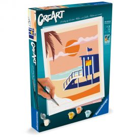Ravensburger Ravensburger - creart pictura pe numere pentru adulti cabana pe plaja
