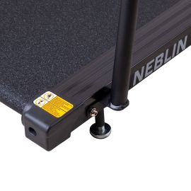 Insportline banda de alergare electrica neblin, 1.75 cp, 130 kg, negru inchis