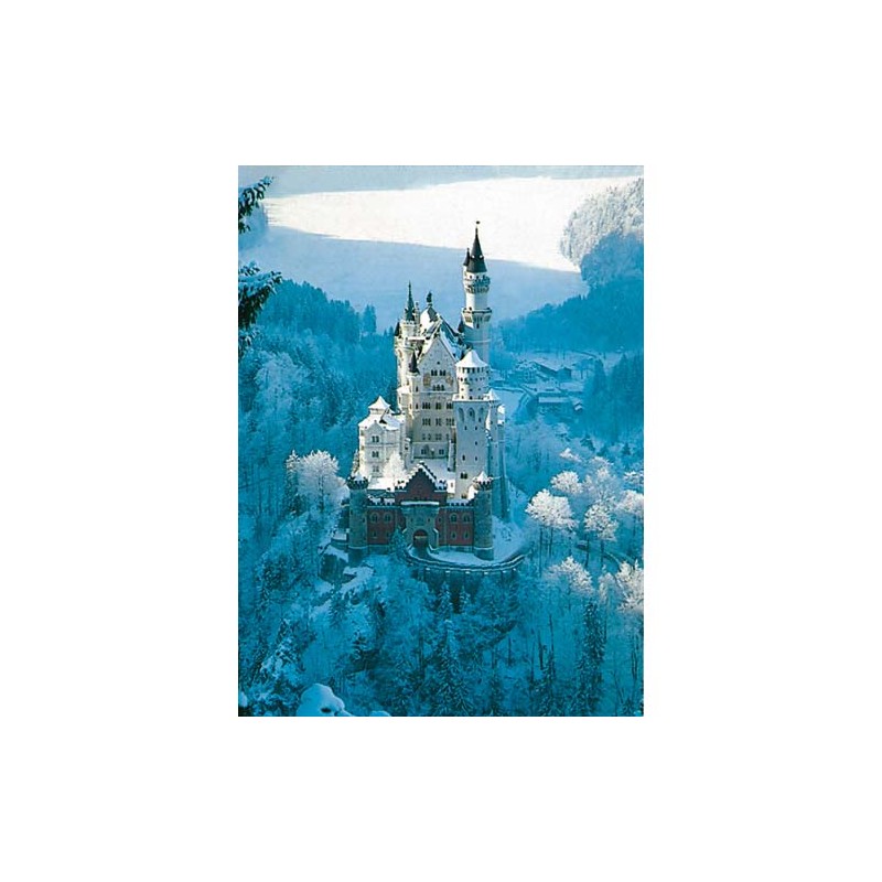 Ravensburger puzzle castelul neuschwanstein iarna, 1500 piese