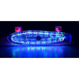 SPORTMANN Penny board Mad Cruiser Full LED ABEC 7-albastru