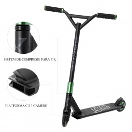 Nils Trotineta Extreme HS115 110 mm, verde